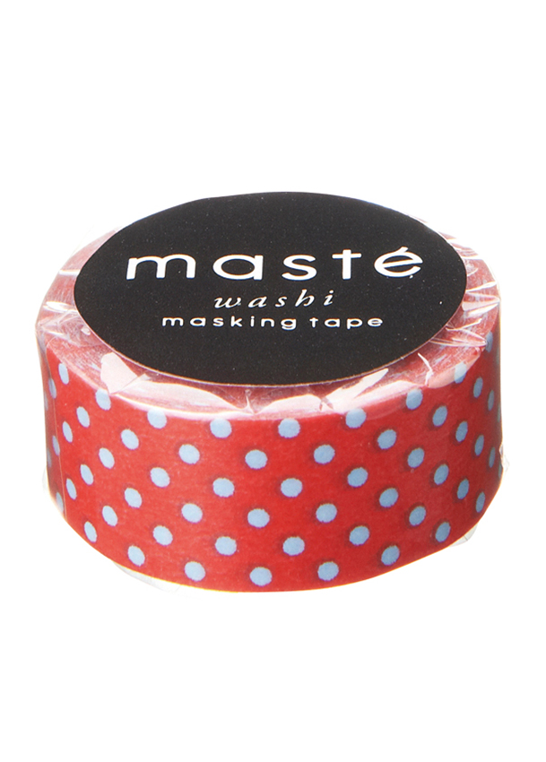 Washi tape Colorful Red polka dot online kopen • Masking tape/Washi