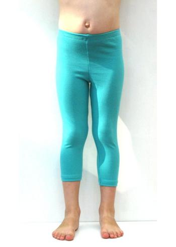 3/4e legging - licht appelblauwzeegroen/mint 
Kousen 
Leggings 