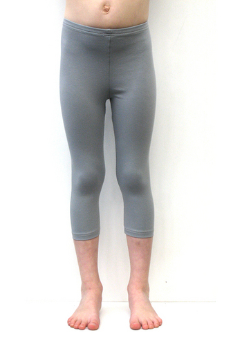 3/4e legging licht grijs 
Kousen 
Leggings 