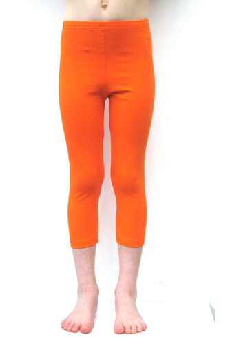 3/4e legging oranje 
Kousen 
Leggings 
