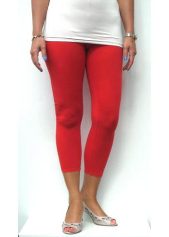 3-4e legging rood 
Kousen 
Leggings 