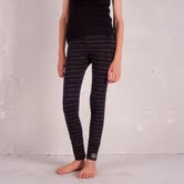 gestreepte broek/legging zwart 
Kousen 
Leggings 