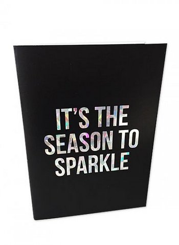 Greeting card Season to Sparkle 
Karton 
Kaartjes enzo 