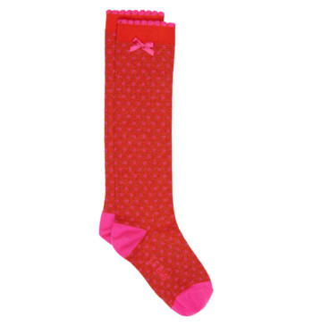 Kniekousen Penina Knee High Coral Red 
Kousen 
Kniekousen 