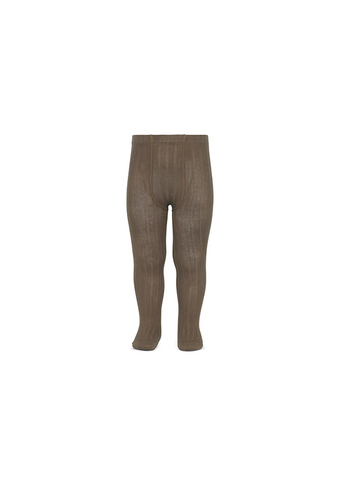 Kousenbroek fijne rib Taupe 
Kousen 
Kousenbroeken - Panty's 