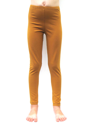 Lange legging cognac 
Kousen 
Leggings 