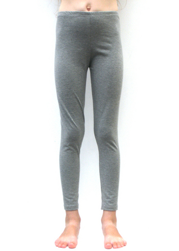 Lange legging gemleerd grijs 
Kousen 
Leggings 