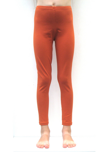 Lange legging terracotta/roest 
Kousen 
Leggings 