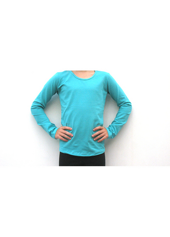 Longsleeve appelblauwzeegroen/mint 
Kousen 
Shirts 