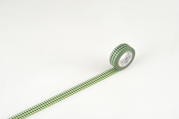 maskin tape/washi tape diamant zilver/groen 
Karton 
Masking tape/Washi tape 