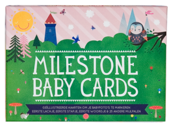 Milestone Baby Cards Nederlands 
Karton 
Kaartjes enzo 