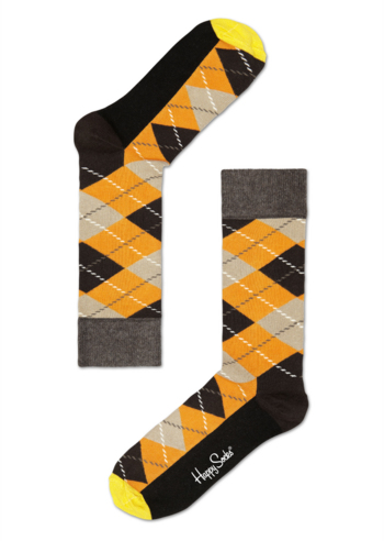 geruite sokken oranje/bruin/beige 
Kousen 
Kousen/sokken 