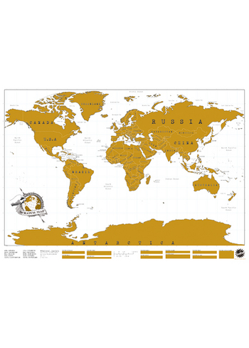 Scratch Map 
Karton 
Kaartjes enzo 