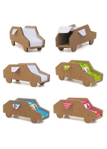 Set van 6 auto's 
Karton 
Speelgoed / creatief 