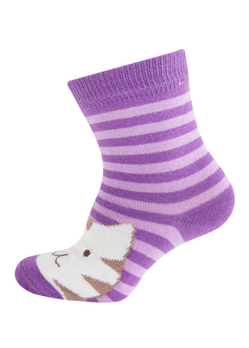 Sokken Gestreepte kat licht paars 
Kousen 
Kousen/sokken 