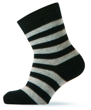 Sokken zwart/grijs gestreept 
Kousen 
Kousen/sokken 
