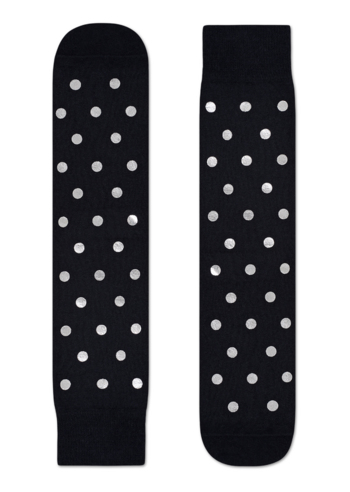 Sokken Special Special Metallic Black dot Silver 
Kousen 
Kousen/sokken 