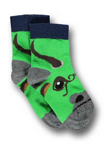 Sokken Stier groen 
Kousen 
Kousen/sokken 