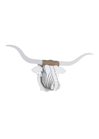 Tex Longhorn White large 
Karton 
Interieurdecoratie 