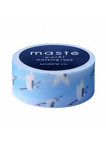 washi/masking Crane/kraanvogel 
Karton 
Masking tape/Washi tape 