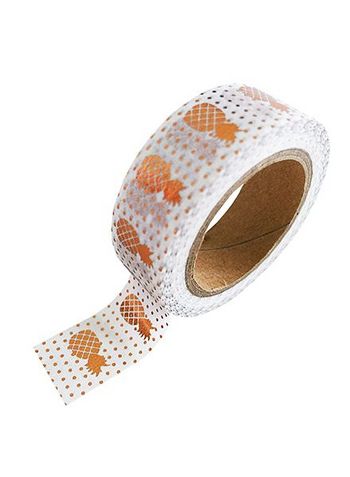 washi/masking tape copper foil pineapple 
Karton 
Masking tape/Washi tape 