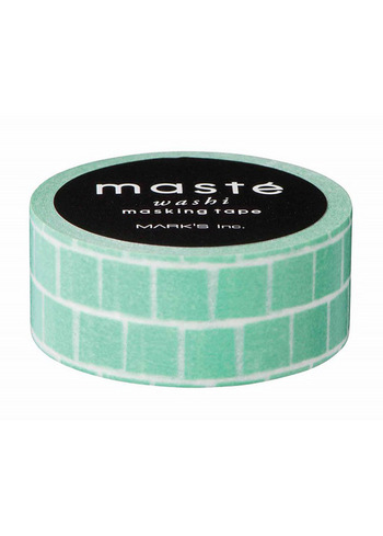 washi/masking tape Green block 
Karton 
Masking tape/Washi tape 