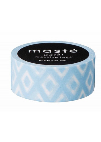 washi/masking tape Ice blue Diamond polka 
Karton 
Masking tape/Washi tape 