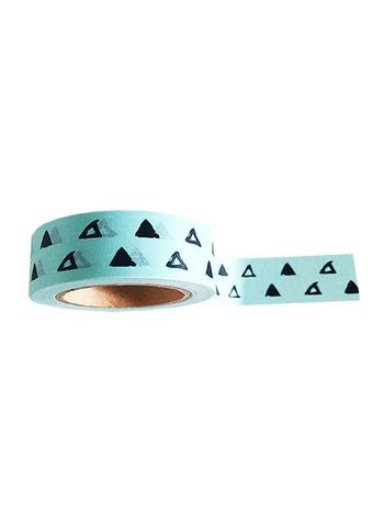 washi/masking tape Minty triangle 
Karton 
Masking tape/Washi tape 