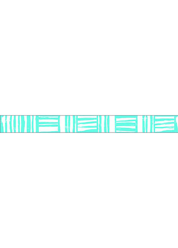 washi/masking tape Sky blue Brush border 
Karton 
Masking tape/Washi tape 