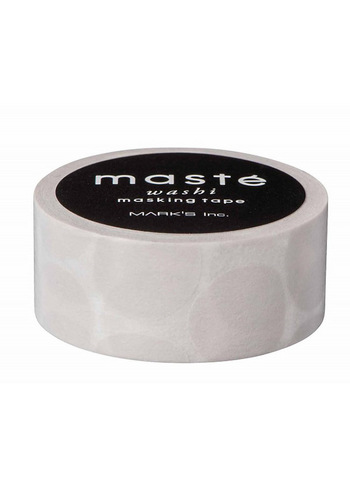 washi/masking tape Warm grey Coin dots 
Karton 
Masking tape/Washi tape 