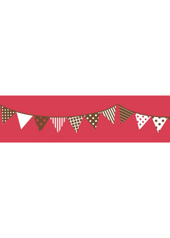 Washi tape - Garland Red 
Karton 
Masking tape/Washi tape 