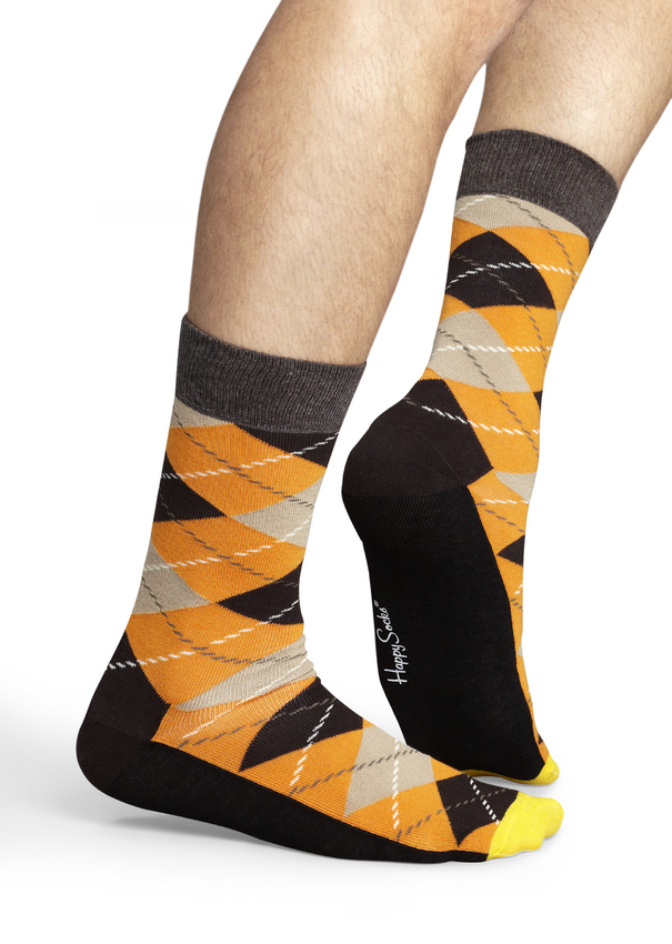 Geschatte Sluimeren steeg Geruite sokken oranje/bruin/beige online kopen ï¿½ Kousen/sokken - Kousen &  Karton