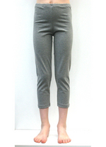 3/4e legging gemleerd grijs 
Kousen 
Leggings 