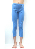 3/4e legging pastelblauw/lilablauw 
Kousen 