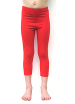 3/4e legging - Rood 
Kousen 