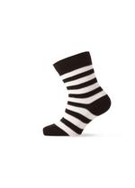 Sokken gestreept zwart/ecru 
Kousen 
Kousen/sokken 