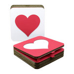 Bouw een doosje: Heart 
Karton 
Interieurdecoratie 