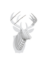 Bucky Deer white large 
Karton 
Interieurdecoratie 