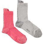 Duo pack sokken spicy pink + opal grey + glitter 
Kousen 
Kousen/sokken 