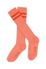 JORDAN striped knee socks - papaya punch 
Kousen 
Kniekousen 