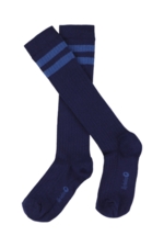 JORDAN striped knee socks - patriot blue 
Kousen 