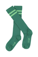 JORDAN striped knee socks - shady glade 
Kousen 
Kniekousen 