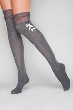 Virus ONWAAR zo veel Kniekous 'Over the Knee' Dolly Knots Grey/ecru online kopen ï¿½ Kniekousen  - Kousen & Karton