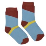 Korte Sokken Brown + Blue 
Kousen 
Kousen/sokken 