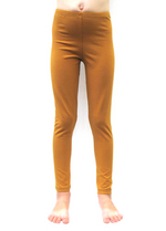 Lange legging cognac 
Kousen 