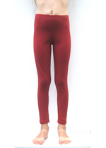 Lange legging Steenrood 
Kousen 
Leggings 