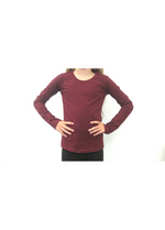 Longsleeve Bordeaux 
Kousen 