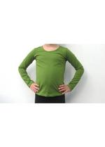 Longsleeve olijfgroen 
Kousen 