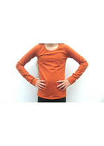 Longsleeve Terracotta/roest 
Kousen 