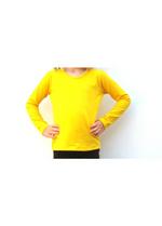 Longsleeve warm geel 
Kousen 